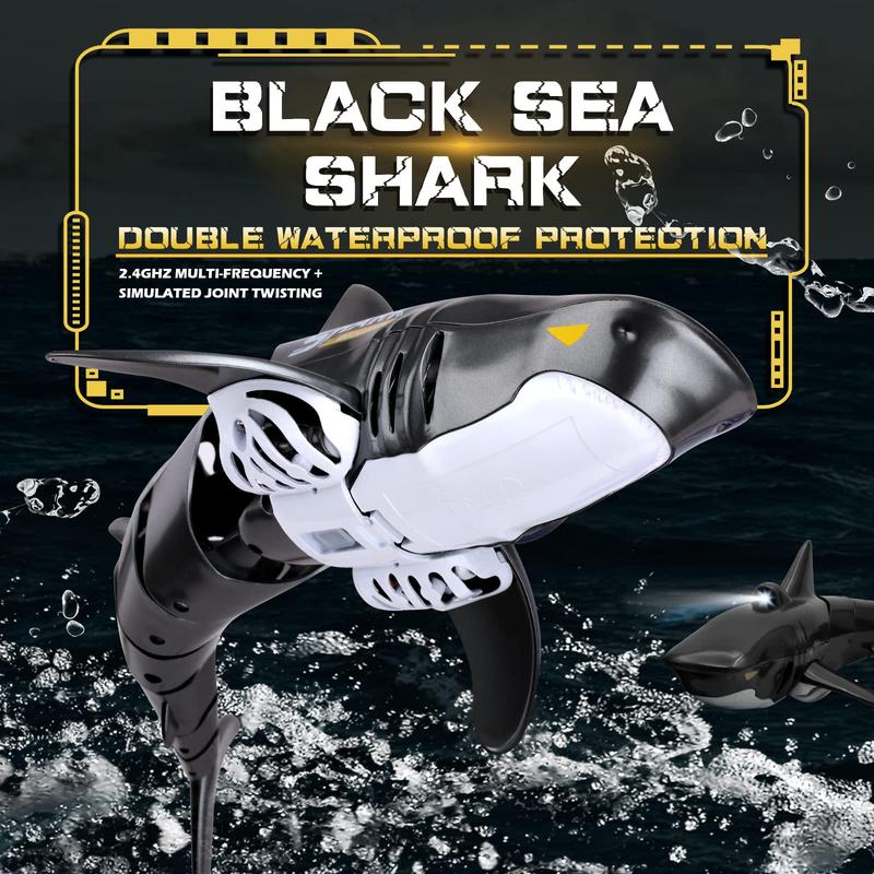 Remote Control Shark Water Spray Toy