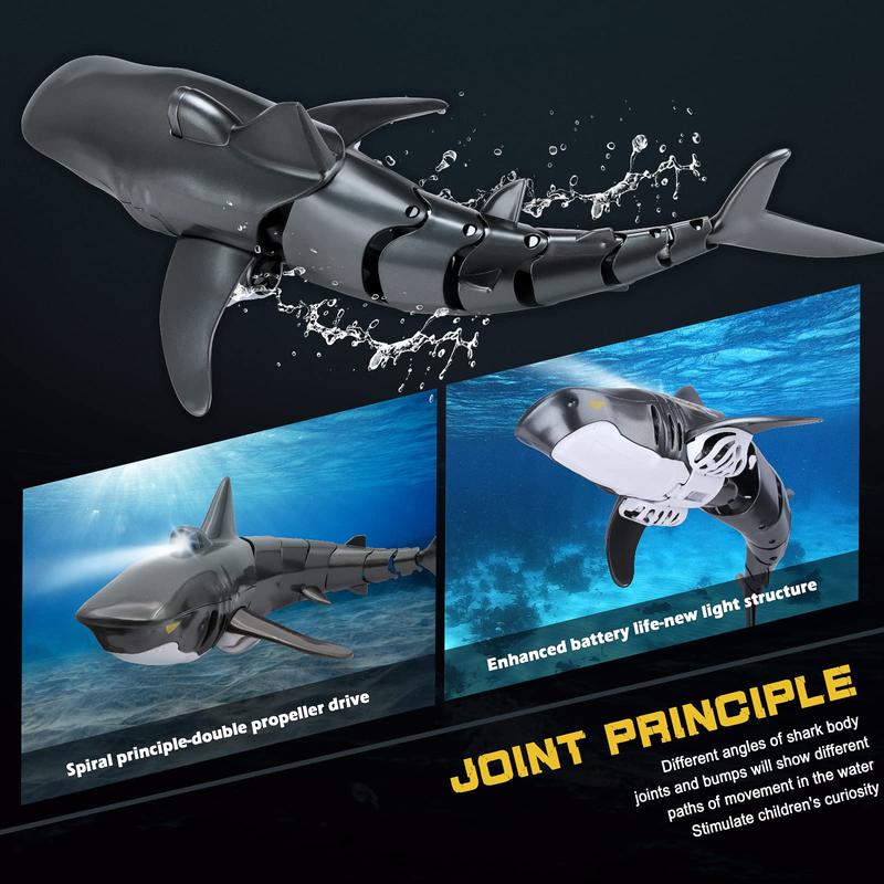 Remote Control Shark Water Spray Toy