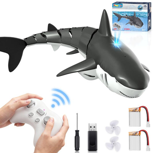 Remote Control Shark Water Spray Toy